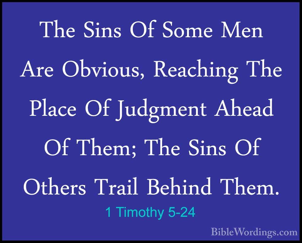Seen and Unseen Sins